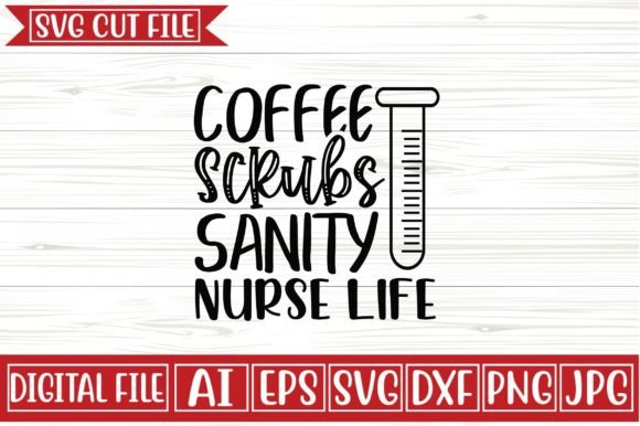 Coffee Scrubs Sanity: A Nurse Life Embroidery Review