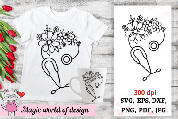 Floral Stethoscope Svg Nurse Floral Svg: A Designer’s Review