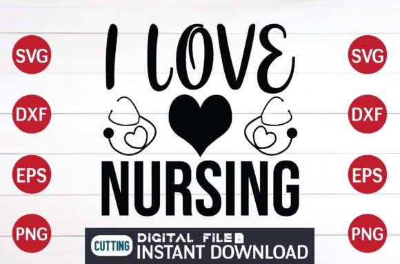 I Love Nursing SVG File Design: A Designer’s Honest Review