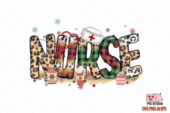 Nurse Christmas Sublimation SVG: Embroidery Designer’s Take