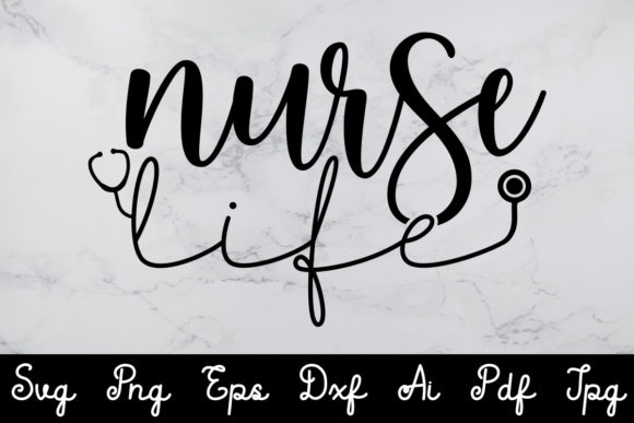 Nurse Life SVG, DXF, PNG, EPS: Embroidery Review