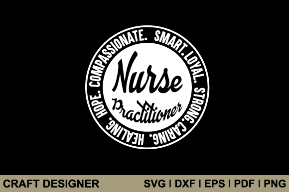 Nurse Practitioner SVG Printable File: Designer Review
