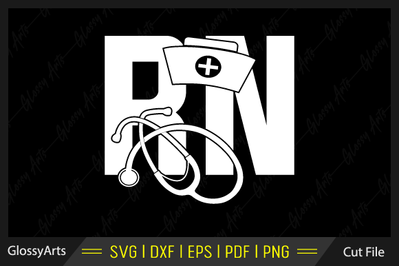 Nurse RN SVG Cut File: A Designer's Review for Embroidery